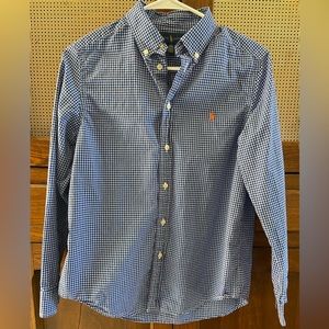 Ralph Lauren Long Sleeved Boys (14-16) excellent used condition. Worn 2-3 times.